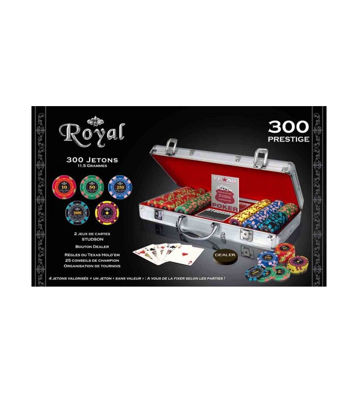 commander: Mallette de poker 300 jetons Royal à la maison des