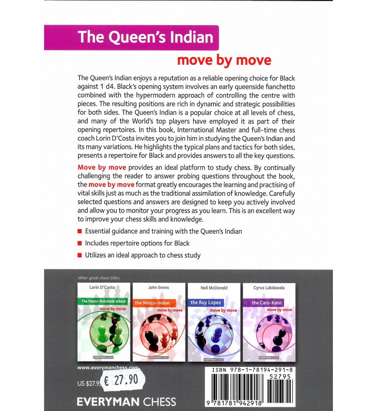 D'Costa - The Queen's Indian move by move