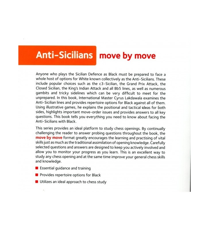 Lakdawala - Anti-Sicilians: Move by Move