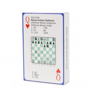 Jeu de 52  Cartes avec ouvertures aux échecs