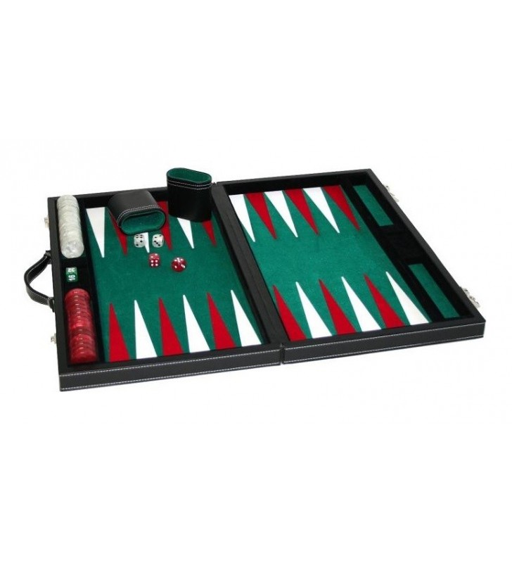 Mallette Backgammon simili taille médium
