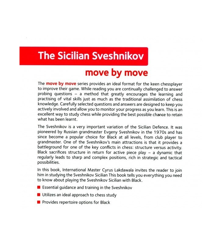Lakdawala - Sicilian Sveshnikov : Move by Move
