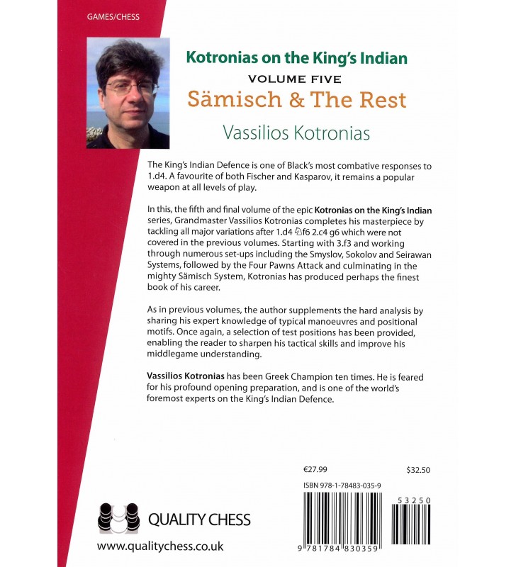 Kotronias - Kotronias on the King's Indian vol 5: Sämisch & The Rest