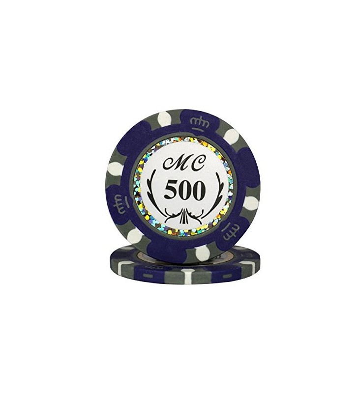 25 Jetons de Poker "MC" au rouleau en clay composite 13,5 gr