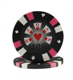 25 Jetons de Poker "3-color" au rouleau en clay composite 13,5 gr