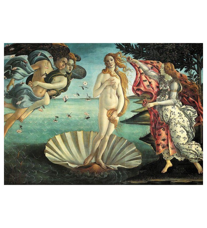 Puzzle 1000 pièces - Botticelli: La Naissance de Vénus