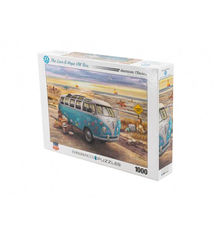 Puzzle 1000 pièces: L'amour et espoir VW Bus