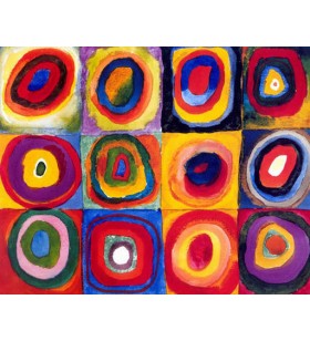 Puzzle 1000 pièces: Kandinsky: Colour study of Squares