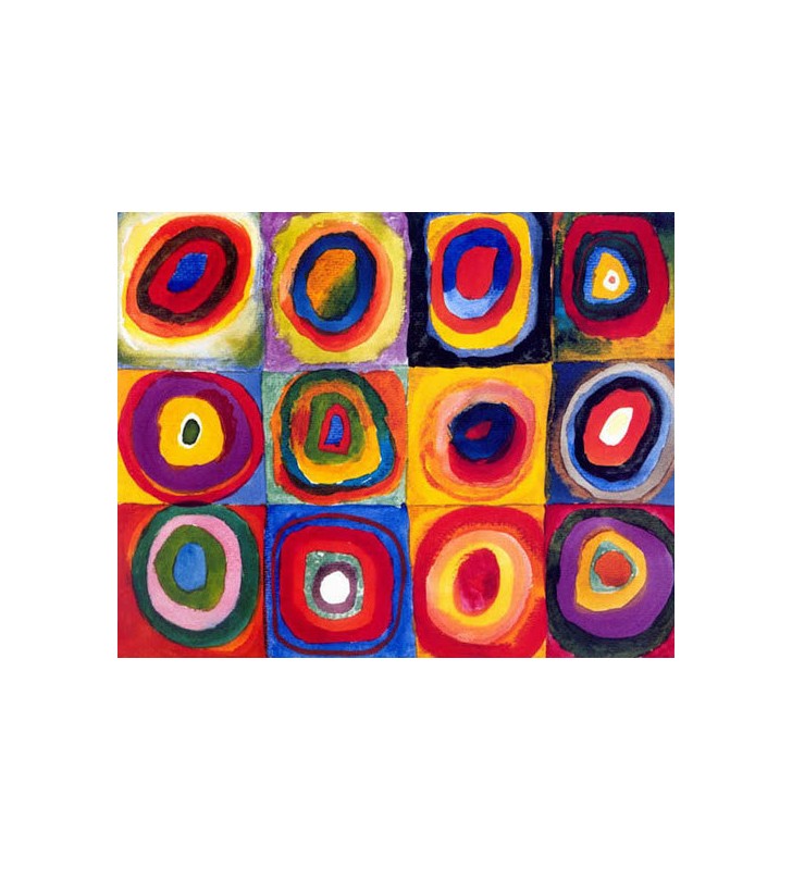 Puzzle 1000 pièces: Kandinsky: Colour study of Squares