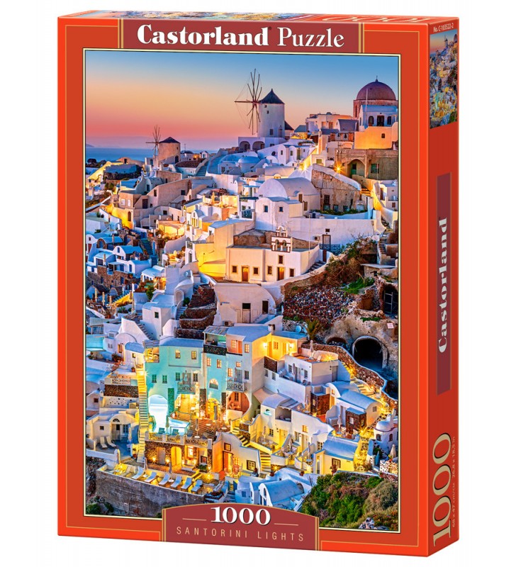 Puzzle 1000 pièces Santorini Lights