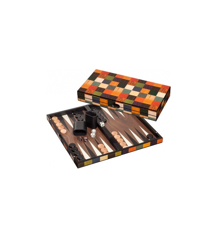 Backgammon en bois Fourni