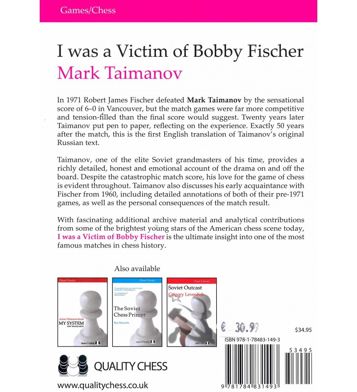 Taimanov - I was a Victim of Bobby Fischer