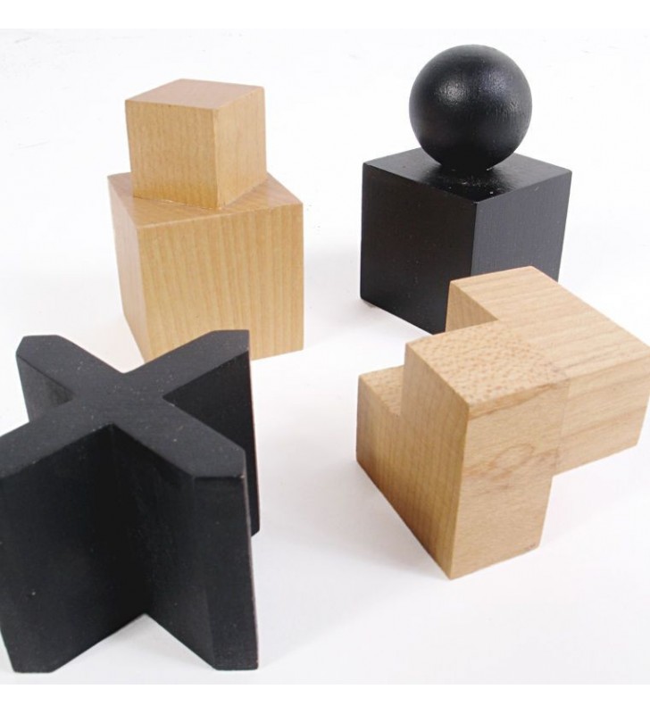 Pièces d'échecs Bauhaus Design