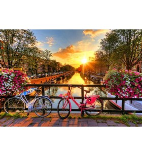 Puzzle en bois 300 pièces : Bikes in Amsterdam