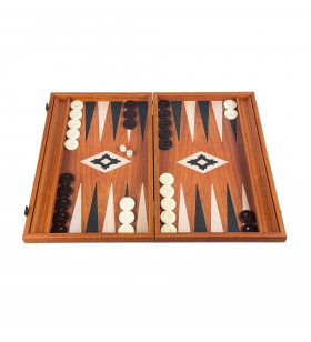 Backgammon en acajou 48 cm