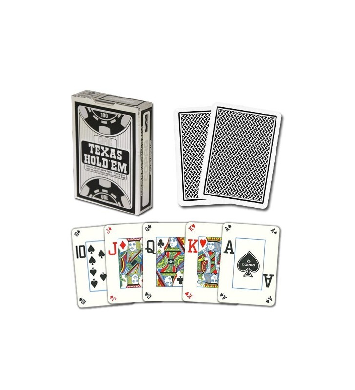 jeux de cartes simple - Poker 100% plastique, Jeux de cartes et de dés  classiques