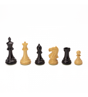 Pièces d'échecs Supreme Staunton Ebonisé