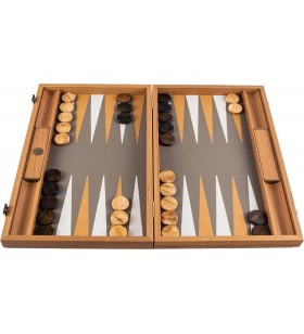 Backgammon en bois et cuir...