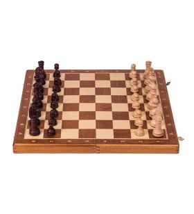Opklapbare houten schaakcassette 37 cm