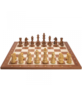 Chess Set with Mahogany...