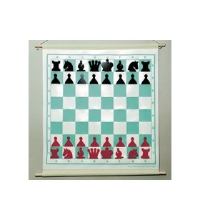 Oprolbare schaakbord -...