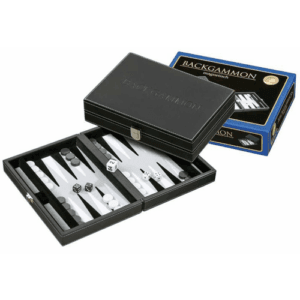 Magnetische kunstlederen backgammon