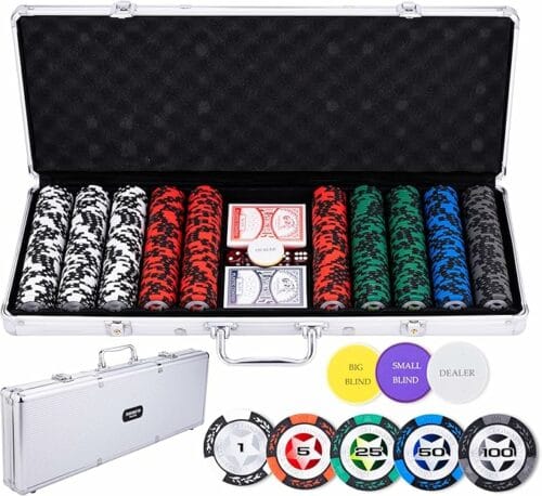 malette de poker 500 jetons 14 grammes