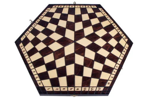jeu d&#039;échecs à 3 joueurs yalta (grand modèle)
