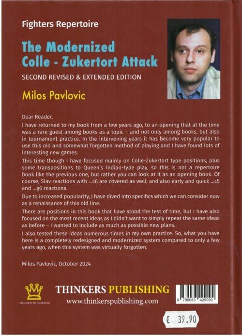 pavlovic the modernized colle zukertort attack