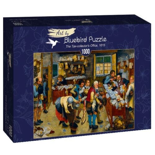 puzzle 1000 pièces: le bureau du percepteur d'impots brueghel