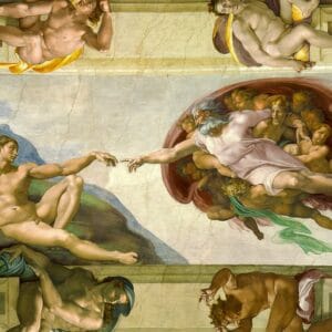 puzzle 1000 pièces : la création d'adam michelangelo