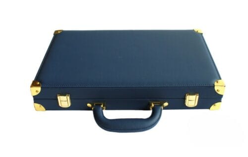 backgammon cuir grainé italien taille moyenne