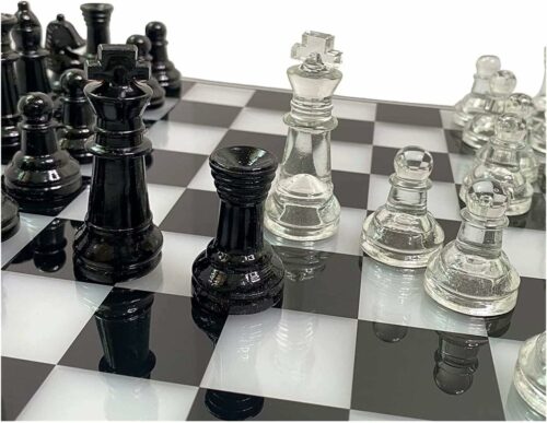 jeux d'échecs en verre