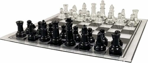 jeux d'échecs en verre