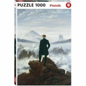 puzzle 1000 pièces : le voyageur contemplant une mer de nuages friedrich