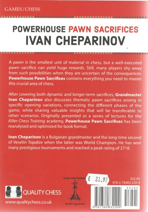 cheparinov powerhouse pawn sacrifices ( how to lose small and win big in chess)