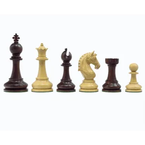 pièces d'échecs preston en ébène
