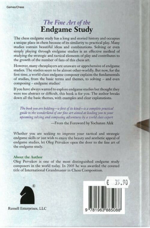pervakov an introduction to chess endgame studies (the fine art of the royal game)