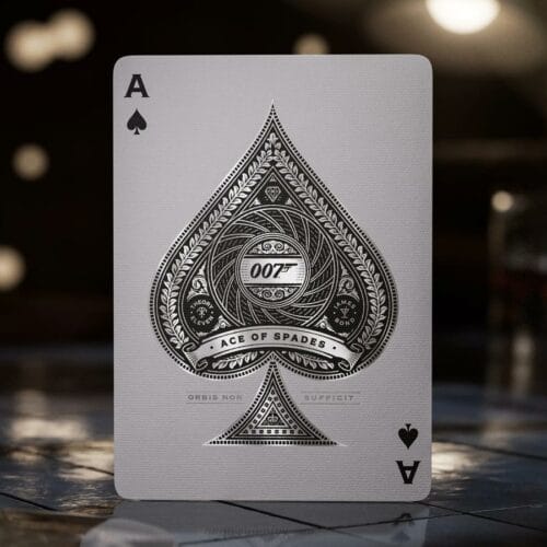 cartes à jouer édition luxe theory 11 james bond