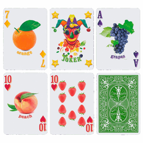 cartes à jouer bicycle fruit deck
