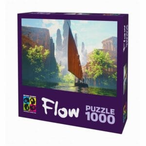 puzzle 1000 pièces: film flow: le bateau