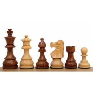 pièces d'échecs staunton français acacia