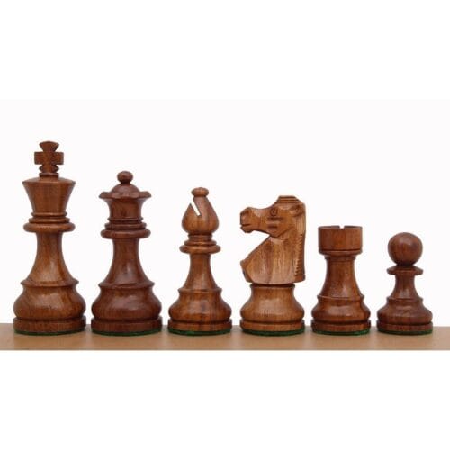 pièces d'échecs staunton français acacia