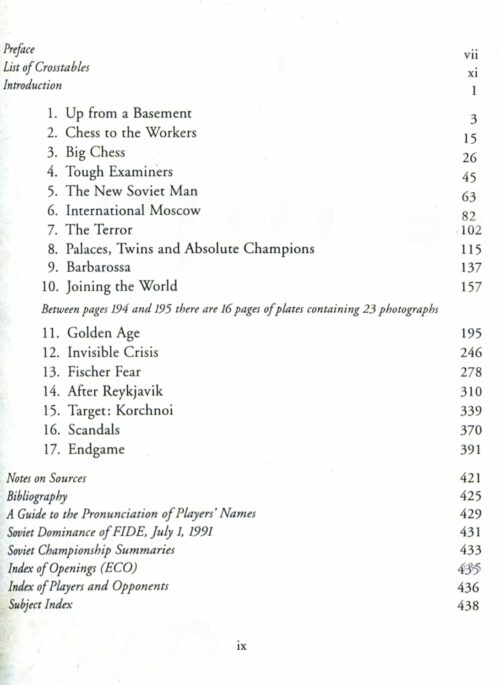 Soltis - Soviet Chess 1917 - 1991