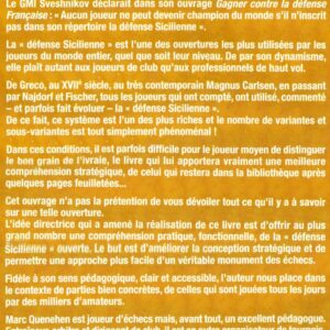 Quenehen - 10 thèmes pour jouer la sicilienne