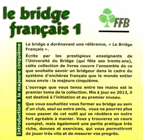Université du Bridge - SEF Le  Bridge  Français 1 Edition 2013 - avec corrigés