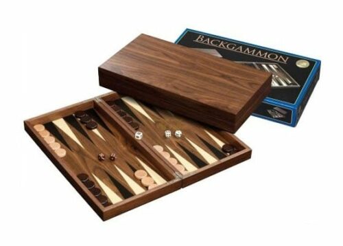 Backgammon en bois, grand modèle