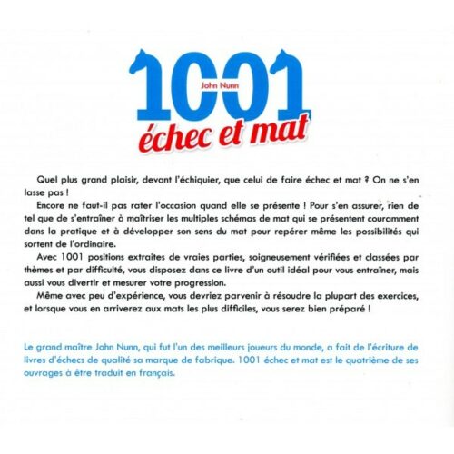 Nunn - 1001 échecs et mat