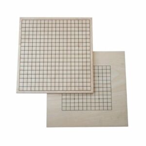 Goban bois 19x19, verso 13x13 Bois Bouleau multiplex