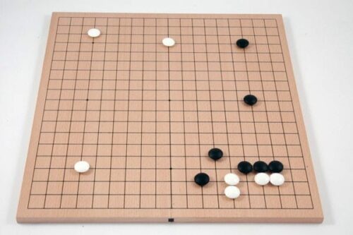 Goban 19x19, verso 13x13 pliant avec Charnière magnétique